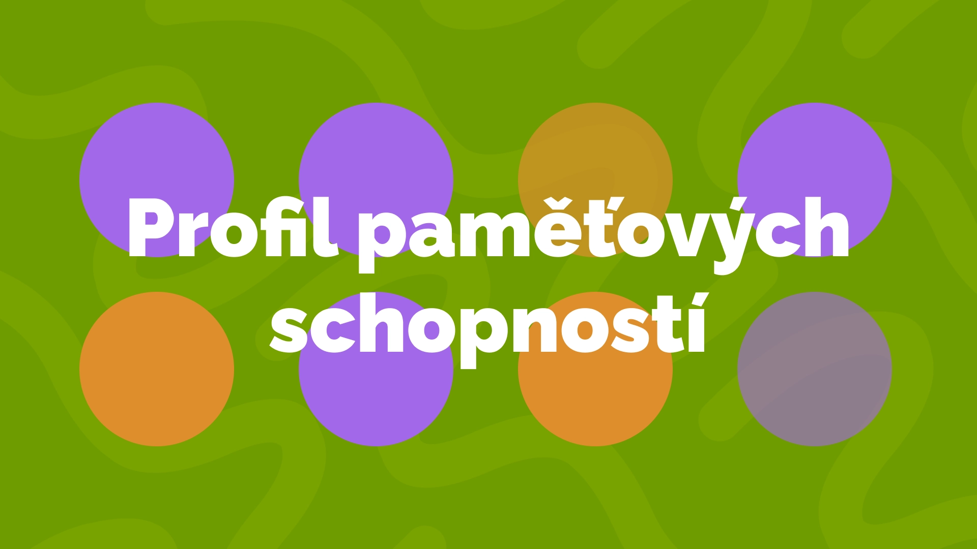 Profil paměťových schopností