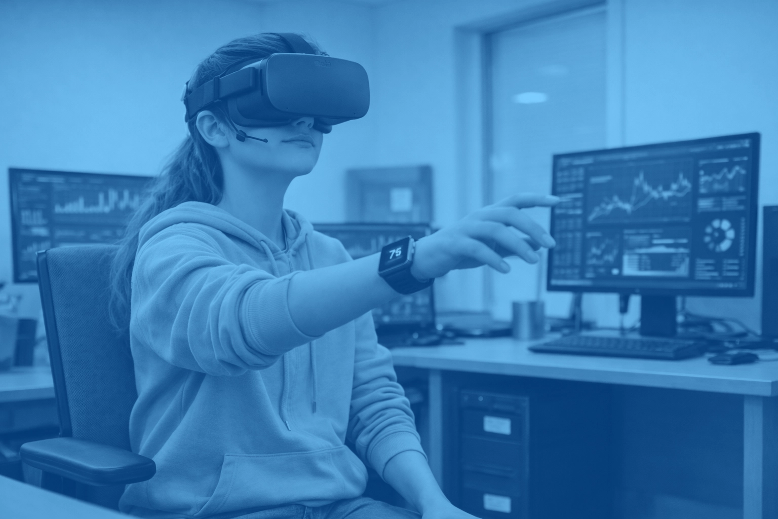 Dítě ve virtuální realitě